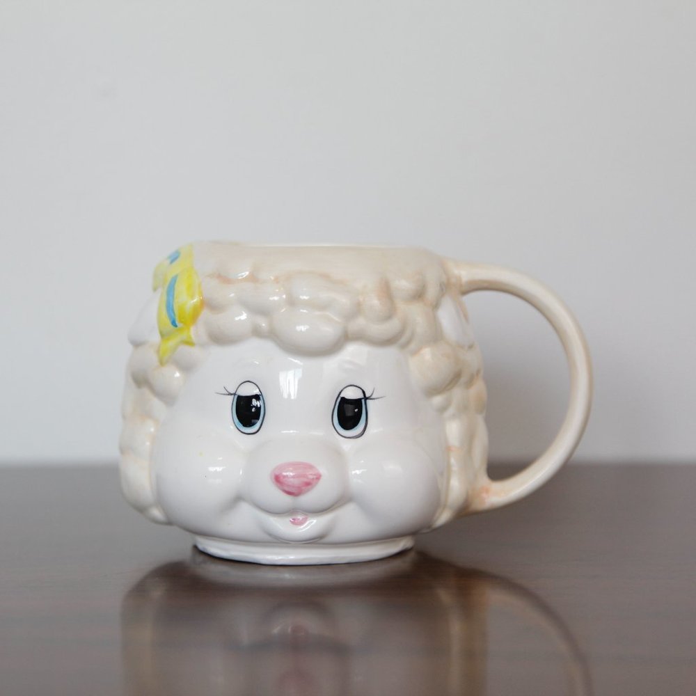 Vintage The Get Along Gang Woolma Lamb Ceramic Mug